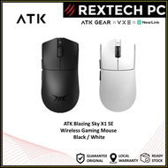 REXTECH ATK Blazing Sky X1 SE Wireless Gaming Mouse Tri-Mode - Black / White 1K Polling Up to 120 Ho