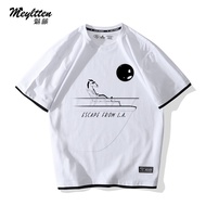 Meyltten BoJack Horseman Anime เสื้อยืดผ้าฝ้ายแขนสั้นฤดูร้อนสบายๆเสื้อยืดสําหรับวัยรุ่น Creative Fun