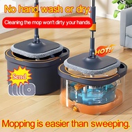 🔥360° Spin🔥  Mop With Bucket mop    Magic mop   Mop Pembersih Ajaib Spin Mop lantai spin heavy duty 