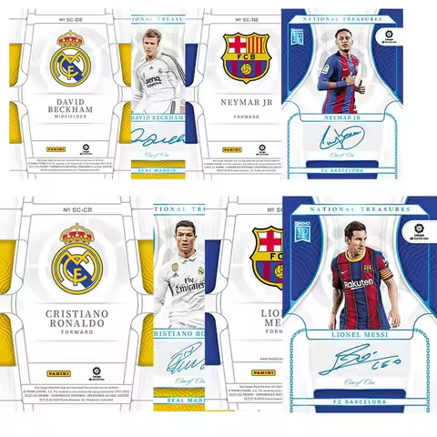 DIY PANINI Star signature card Kylian Mbappé Lionel Messi Neymar Cristiano Ronaldo Football characte