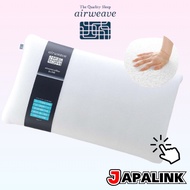 airweave Pillow S-LINE Width approx. 66 x Length approx. 40 x Height approx. 7-11 cm, for both side 