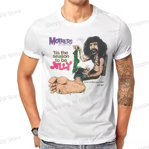Summer Unisex T-shirts Frank Zappa Summer top Street Clothing S-6XL