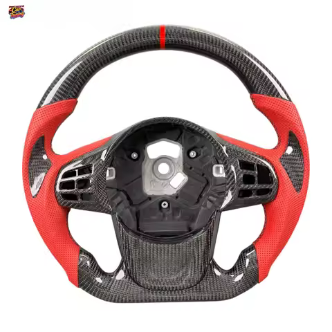 Suitable for Toyota Supra A90, AT86, MK5, GR86 Custom Carbon Fiber Steering Wheel