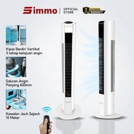 Simmo Tower Fan Remote Control Bladeless Standing Timing Shaking Head Low Noise Electric