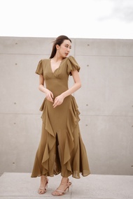 Firrr-Ila Dress- ชุดใส่เที่ยว ชุดออกงาน ชุดเพื่อนเจ้าสาว