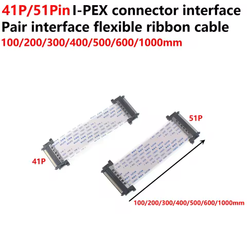 2PCS 51Pin lvds ffc for LCD TV internal screen cable 51 pin screen cable use 51Pin lvds ffc