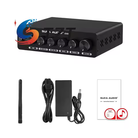 TZT SUCA AUDIO A900 300Wx3 BT5.2 Bluetooth Amplifier Hifi Power Amp 2.1-Channel Amplifier for Home U