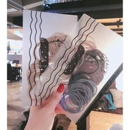 [MB01] Zip bag of 100 hair ties, Korean style hair ties