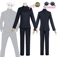 Anime Gojo Satoru Cosplay Jujutsu Kaisen Gojo Satoru Cosplay Costume High School Uniform Wig Suit Ha