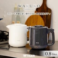 (免運) 日本公司貨 新款 TIGER 虎牌 PCJ-A082 快煮壺 熱水壺 0.8L 無蒸氣 雙層防燙 傾倒防漏