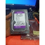 1TB WD PURPLE SURVEILLANCE SATA 3.5 INCH HARDISK - 1TB HDD DVR CCTV 0 DAYS