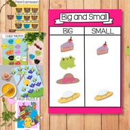 Montessori Toy Toddler Early Learning Busy Bag Busy Book English Occupation