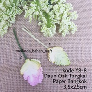 Code: Y8-8 Oak Stem Paper bangkok size 3.5 x 2.5 cm with code Y8-8