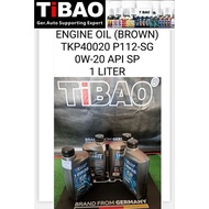 (TIBAO) ENGINE OIL (BROWN) SAE 0W-20 (PRICE FOR 1PCS)
