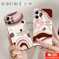 HP Xiaomi Redmi Note 12 4g Case Softcase Procamera Flexible Silicone Back Protector Mobile Phone Cas