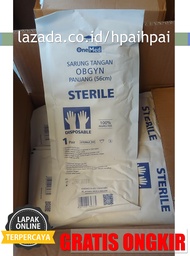 Sarung Tangan Obgyn Steril Bidan / Handscoon obgyn Panjang