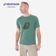 Decathlon Men'S Mh500 Short-Sleeved Hiking T-Shirt For Model Mh500-Green