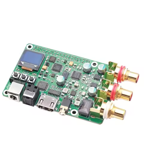 AK4493S Raspberry Pi DAC Audio Decoding Board Supports I2S to Coaxial Fiber HDMI ES9038 Digital Broa