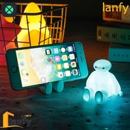 1F Decorative Phone Stands Anime Big White Mobile Phone Holder Phone Accessories Car Ornaments Bayma