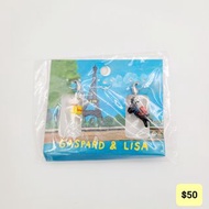 Lisa 狗 法國巴黎 卡斯柏和麗莎 黑白狗 Gaspard et Lisa 公仔 擺設 吊飾 電話繩