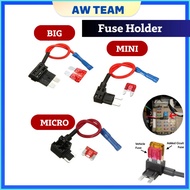 Fuse Tap Adaptor Fuse Holder No Modified Fuse Box Car Fuse Motorcycle Lorry Add Circuit TAP Fius Ker