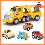 [Direct from Japan][Brand New]Cars Toys Mini Cars Educational Toys Educational Toys 1yrs 2yrs 3yrs Carry-on Car Airplane Toy (Yellow)