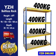 YZH Boltless Rack Tinggi 6kaki (180CM) 4 Level Home Shop Office Storage Rack 万能架子