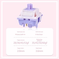 70PCS MMD Princess V4 Switch 5 Pin Linear Body Switches Hot-Swap for DIY Mechanical Keyboard