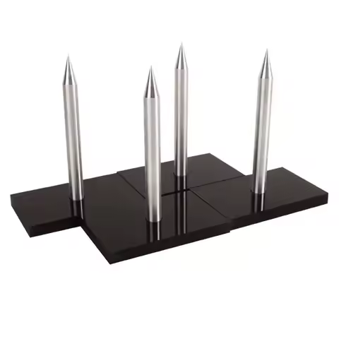 The Nail Game (1 Nails 5 Blocks) Magic Tricks Crush Paper Bag Magia Close Up Bar Gimmick Props Menta