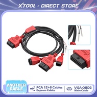 XTOOL OBD2 Cables For XTOOL Diagnostic Tool, Accessories, FCA 12+8 Cable, Adapter Cable, Extension C