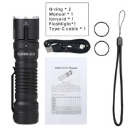 [ถูกสุด🇹🇭✅]Sofirn SC33 XHP70.3 HI LED Flashlight Tactical 5200Lm Powerful 21700 USB C Rechargeable T