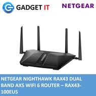 NETGEAR NIGHTHAWK RAX43 DUAL-BAND AX5 WiFi 6 ROUTER