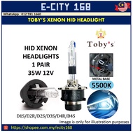 2PCS SUPER BRIGHT HID XENON TOBY'S D1S D2S D2R D3R D3S D4S D4R 5500K