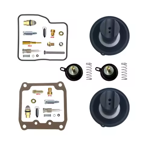 For VS750GL VS750 Intruder 1985-1991 2x Mikuni BST34 Carburetor Rebuild Kit 26-1669 CRK005500