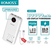 Romoss SW30PF 30000mAh 22.5W Two-Way Fast Charging Power Bank Large Capacity Smart Digital Display