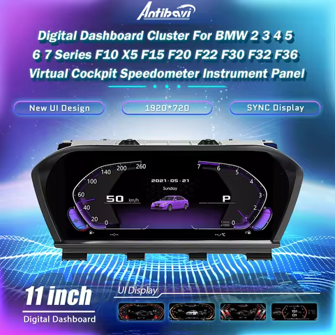 Dashboard Digital Cluster For BMW 2 3 4 5 6 7 Series F10 X5 F15 F20 F22 F30 F32 F36 Virtual Cockpit 