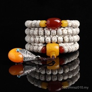 Men Natural Women Necklace Retro First Month Multi-Circle Bodhi Seed Bracelet Bracelet 108 Beads Hig