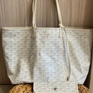 goyard 小號tote 白色