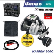 Mesin Pancing (Korea) 35KG Max Power Banax Kaigen 300C Electric Reel Big Game Heavy Duty Trolling Fi