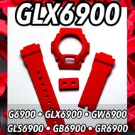 BNB • G6900 • GLX6900 • GW6900 • GLS6900 •GB6900 • GR6900 / SOLID RED MATTE BAND & BEZEL / TALI JAM 