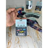 ID Tag Name Tag Crew Tag Personalized for Theme Birthday