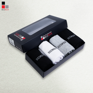 SET 4 Đôi Tất Cotton Cổ Ngắn Khử Mùi Mùa Hè Siêu Thoáng Kháng Khuẩn Bizmen CSP.09