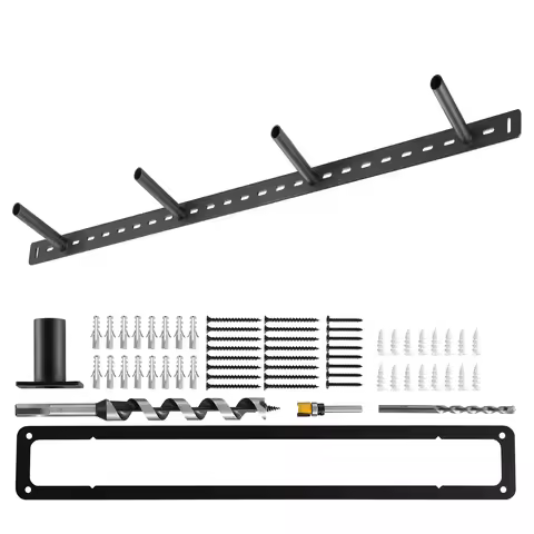 SucceBuy Floating Shelf Bracket 1 Pack 230lbs/104kg Capacity 43x6.2x1.5in/1092.2x157.4x38.1mm Heavy 