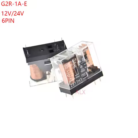 2PCS G2R-1A-E-12VDC G2R-1A-E-24VDC POWER relay 12VDC 16A 250VAC 6pin G2R G2R-1A-E DC 12V 24V DC12V D