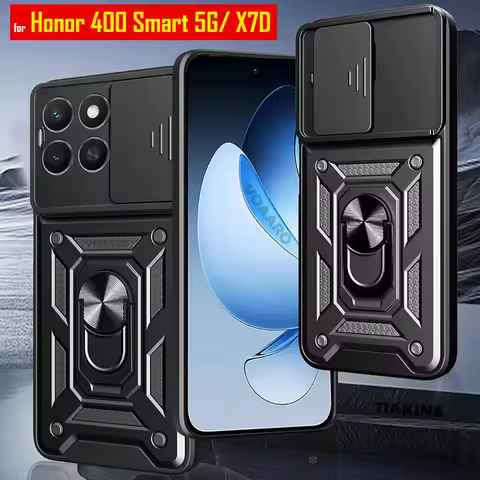 Magnetic Ring Stand Funda for Honor 400 Smart 5G Armor Case for Honor X7D X7C X5B Plus 4G 200 Smart 