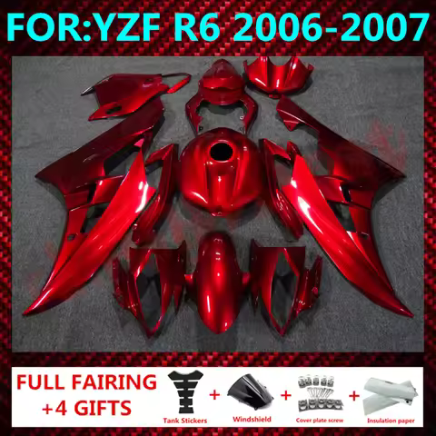 Motorcycle Injection Mold YZF R6 06 Fairing bodywork Kits YZF600 R6 07 Abs for YAMAHA YZFR6 2006 - 2