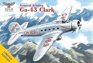 Sova Model 72033-1/72 Passenger Plane Ga-43 Clark (Swissair) Scale Plastic Model Kit
