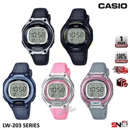 Casio LW-203 Digital Resin Band Unisex Sports Watch Jam Tangan Budak Unisex