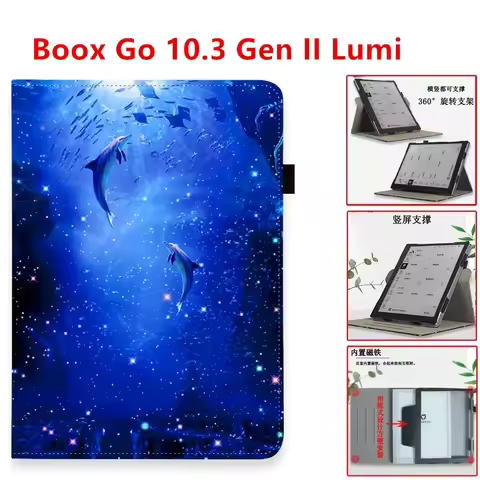 New Boox Holster Embedded Ebook Case Stand Smart Cover For BOOX Tablet Go 10.3 Gen II Lumi