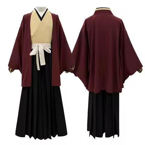 HOLOUN Tsugikuni Yoriichi Anime Cosplay Costume Haori Pants Convention Halloween Christmas Gift